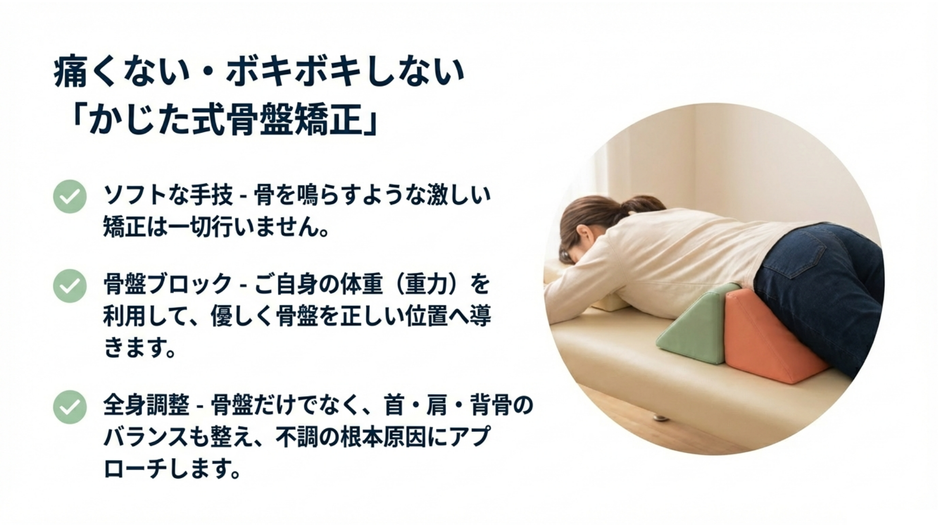 産後骨盤矯正は産後6ヶ月以内が理想 かじた式骨盤矯正法